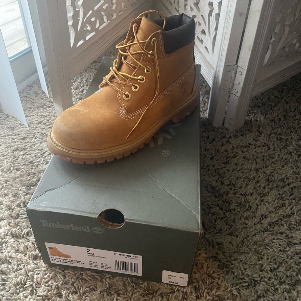 Timberland boots kids size 2